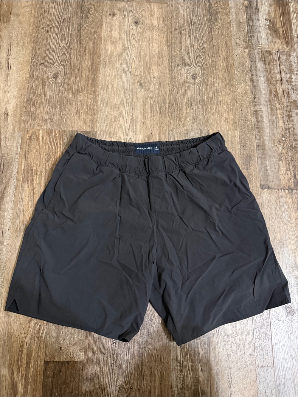 Abercrombie & Fitch Men's Black Athletic Shorts
